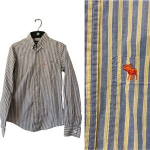 Abercrombie Youth XL Button Down Stripes